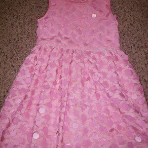 Pink sequence dress